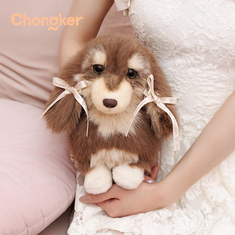 Chongker Dachshund Shoulder Bag | Plush Puppy Purse