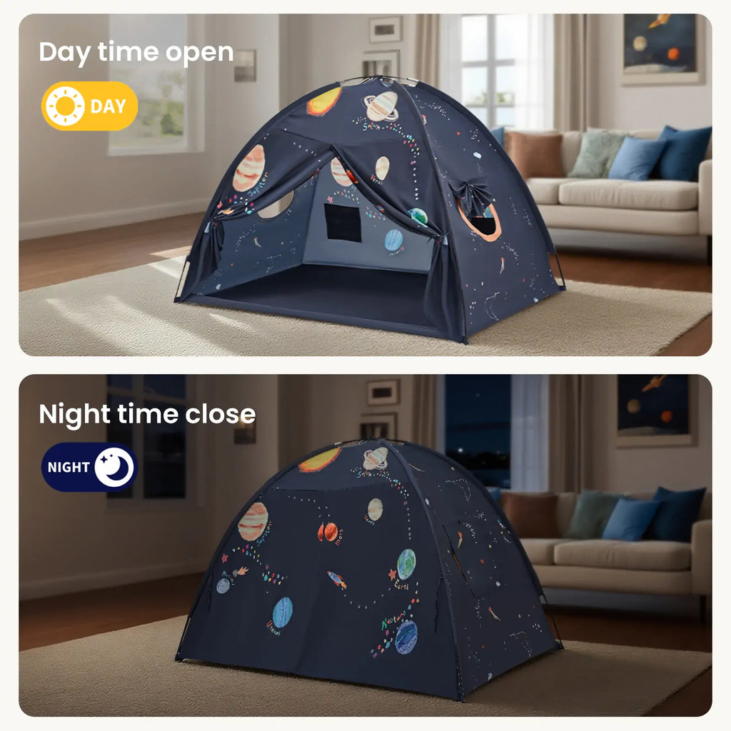 Tiny Land Dream Den | Kids Bed Tent & Indoor Play Tent