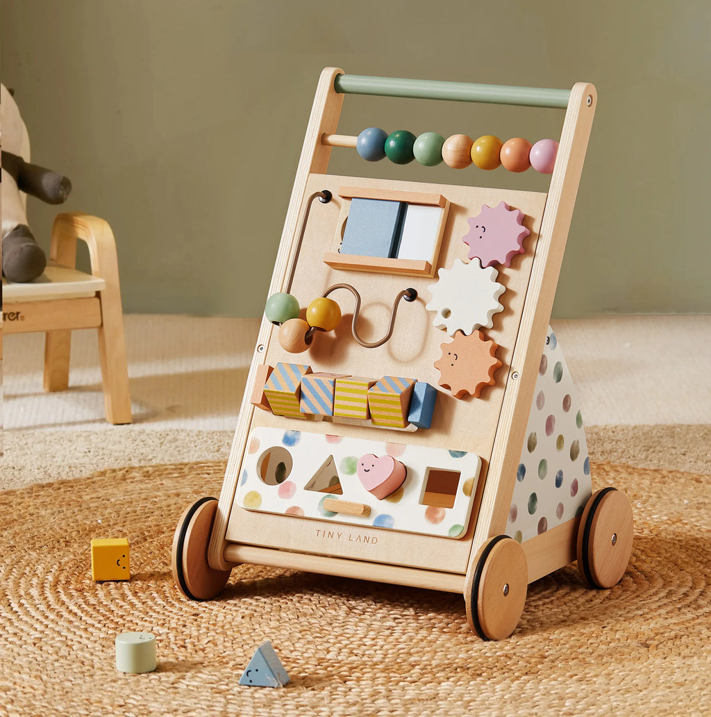 Tiny Land First Steps | Natural Wooden Baby Walker — manufacturer product image 1