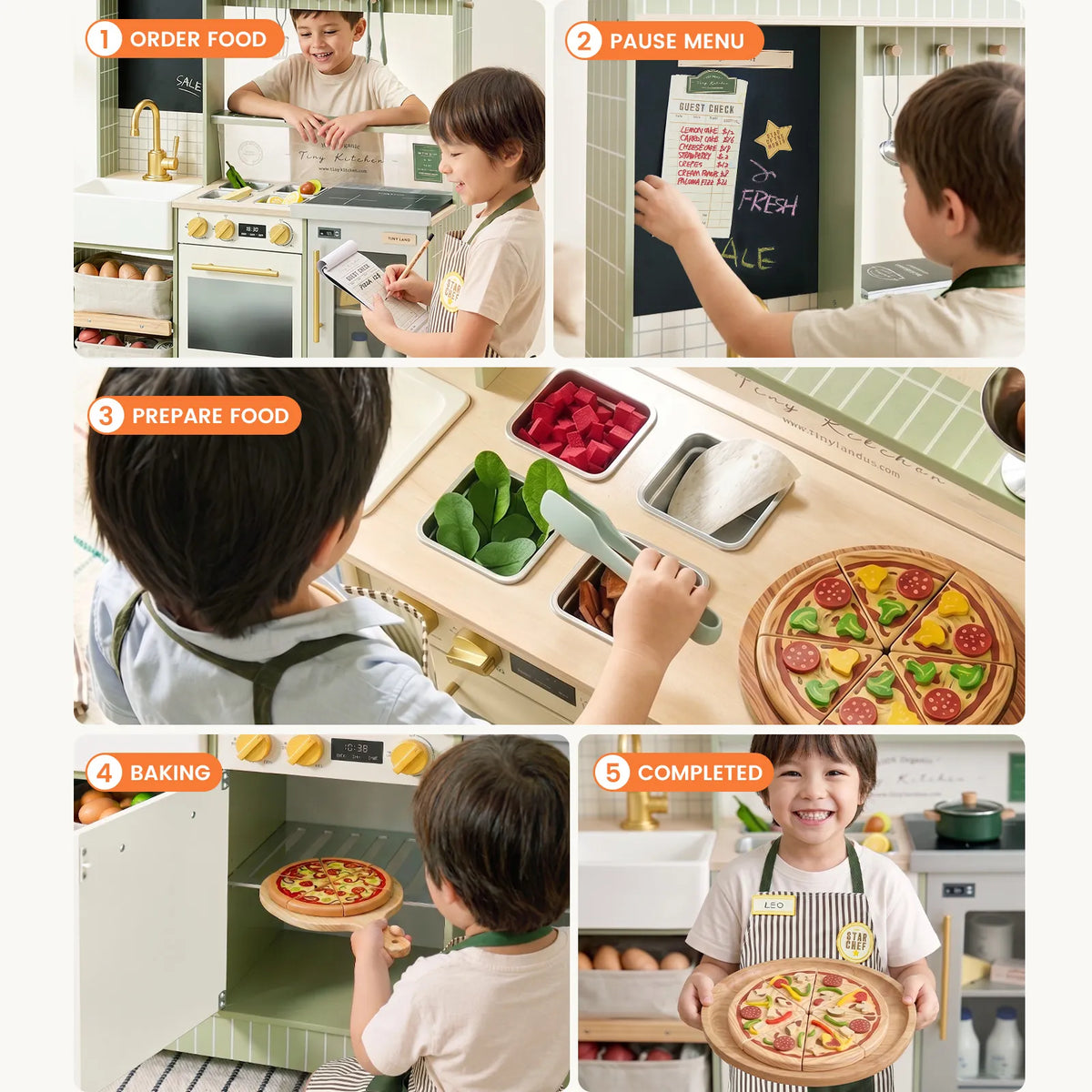 Tiny Land BistroSwitch | 2-in-1 Play Kitchen & Bistro — manufacturer product image 4