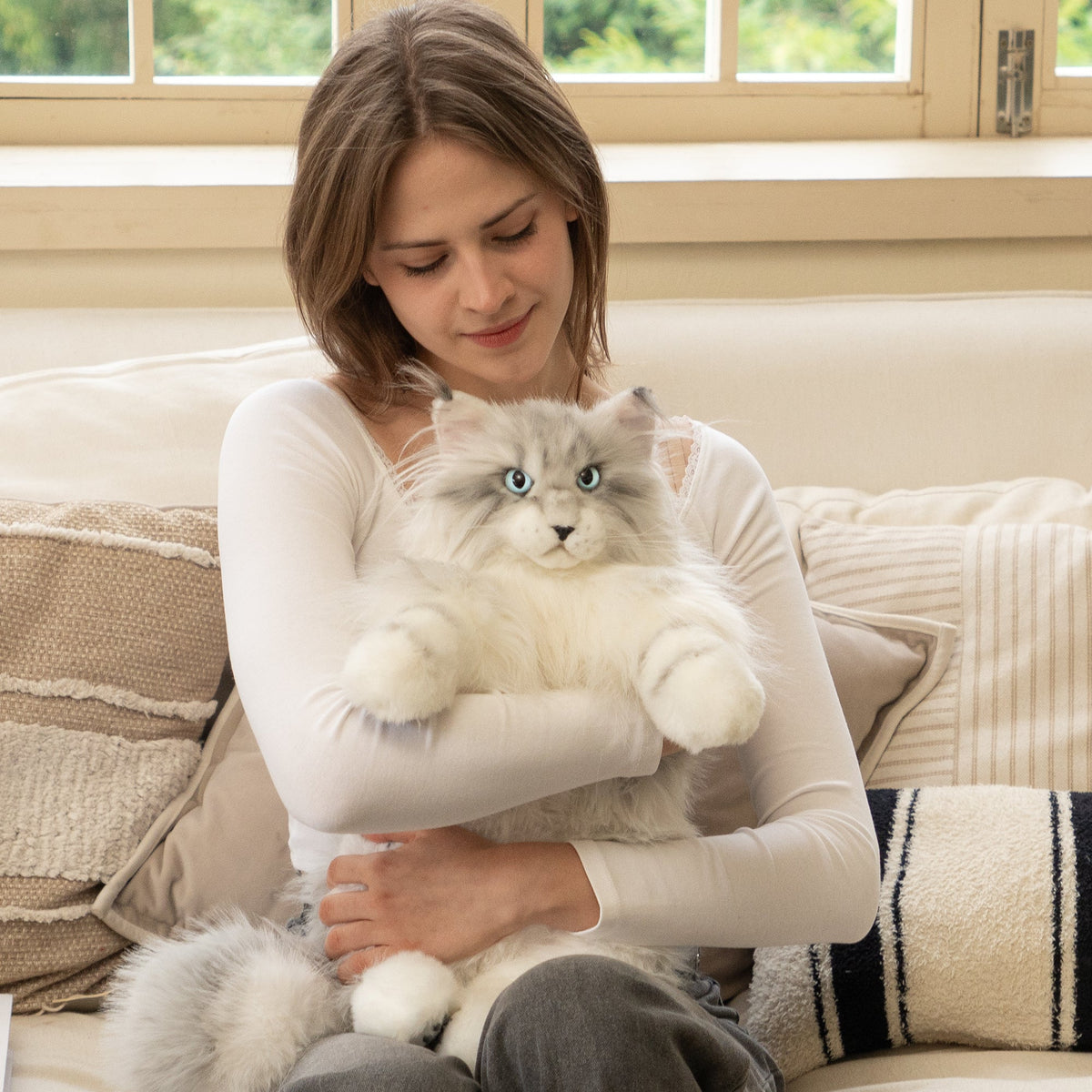 Chongker Maine Coon Cat Backpack | Realistic Plush