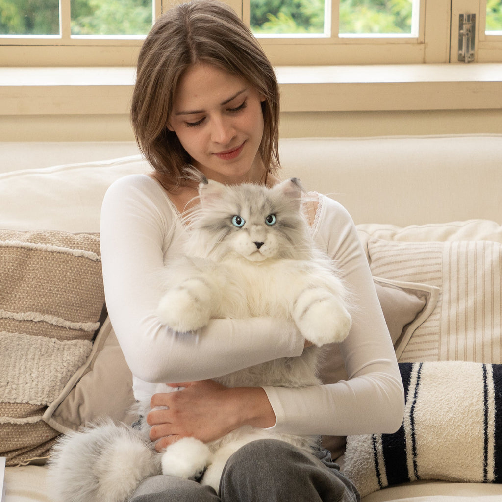 Chongker Silver Maine Coon | Realistic Cat Backpack