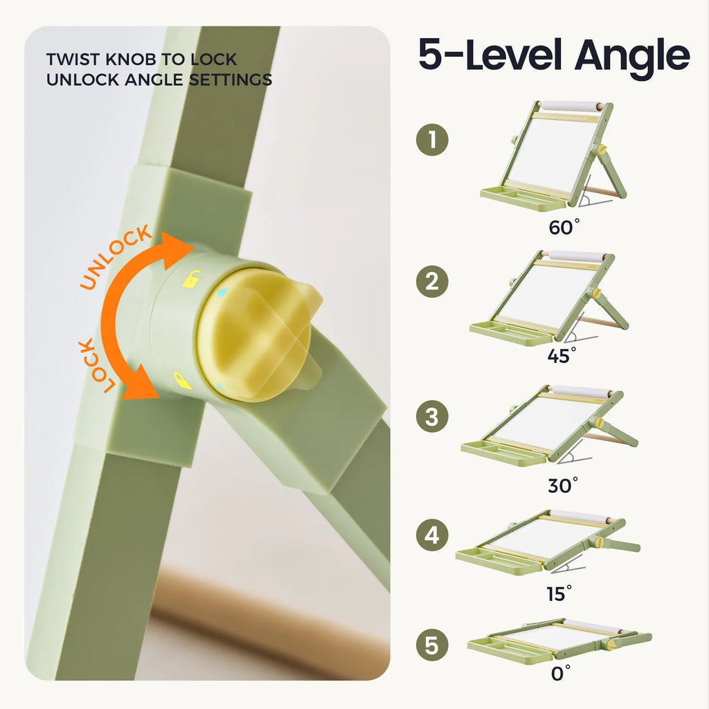 Tiny Land Creative Corner | Double-Sided Magnetic Tabletop Easel