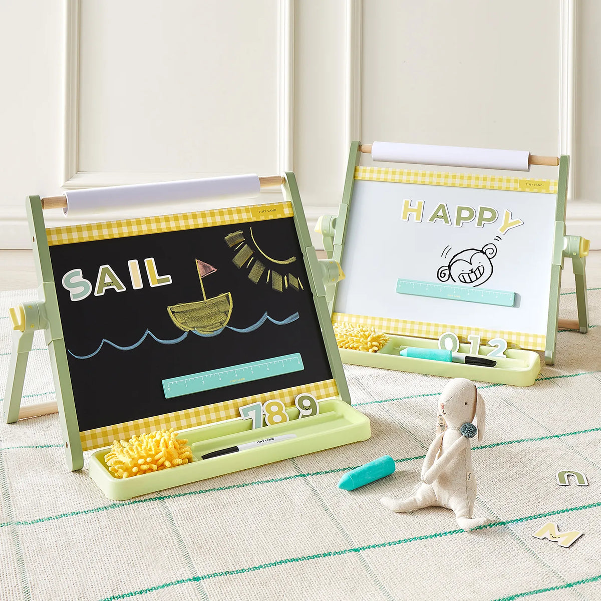 Tiny Land Creative Corner | Double-Sided Magnetic Tabletop Easel