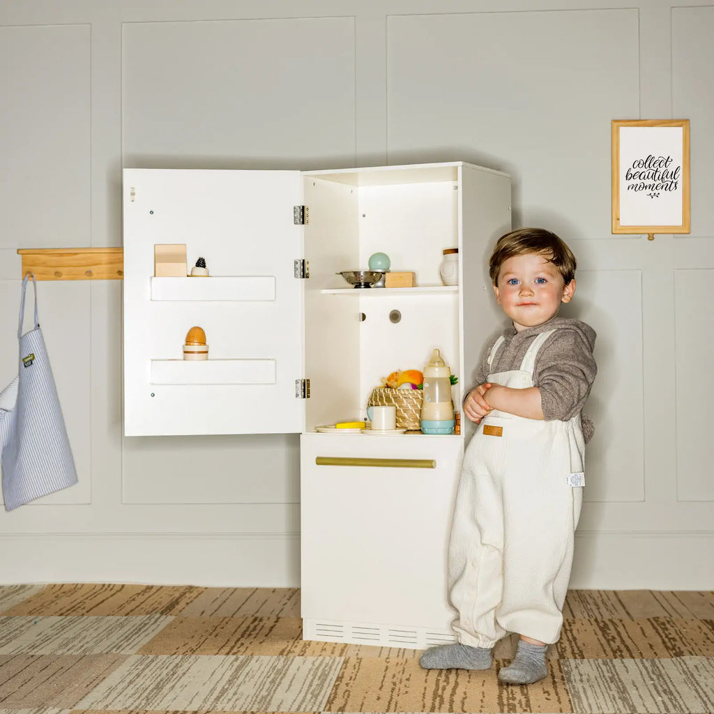 Tiny Land Little Fridge | Wooden Play Kitchen Refrigerator — manufacturer product image 8