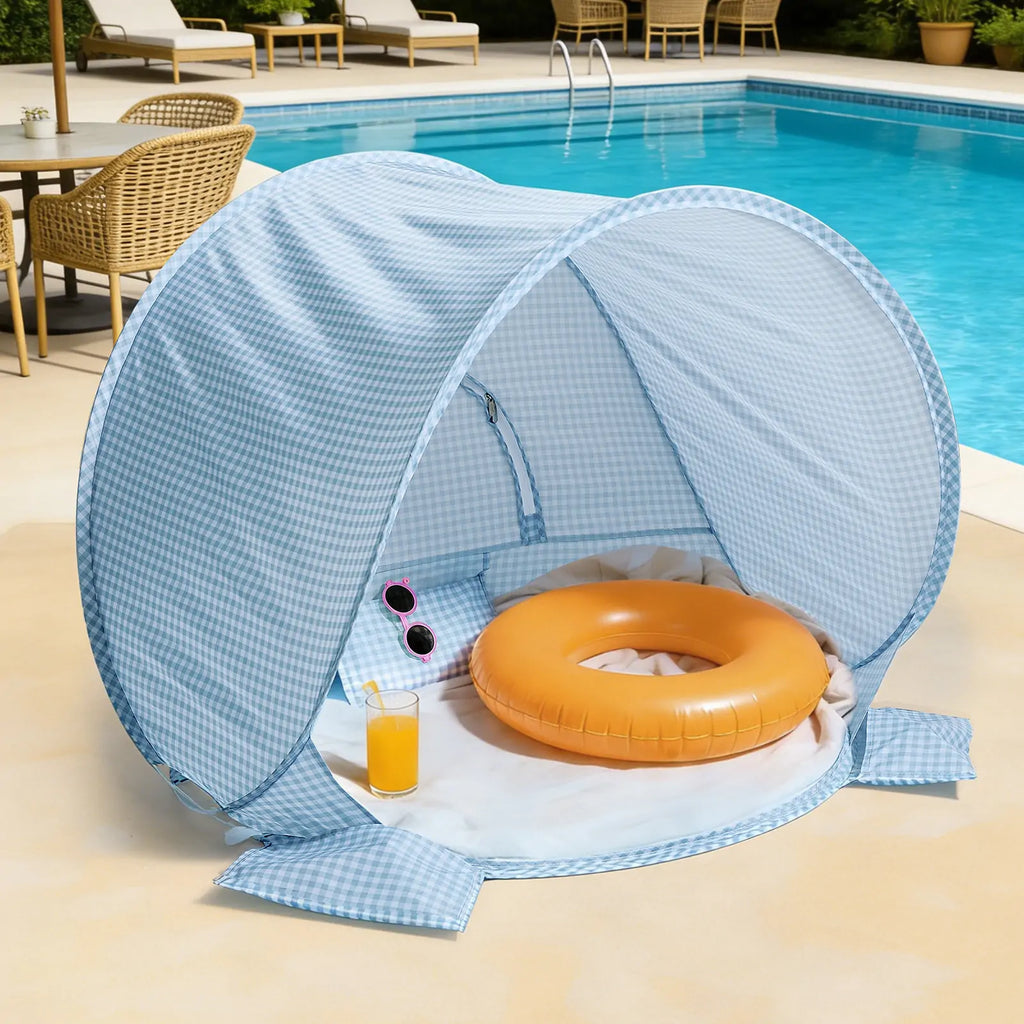 Tiny Land Beach Day | Kids Beach Tent & Sand Toy Set