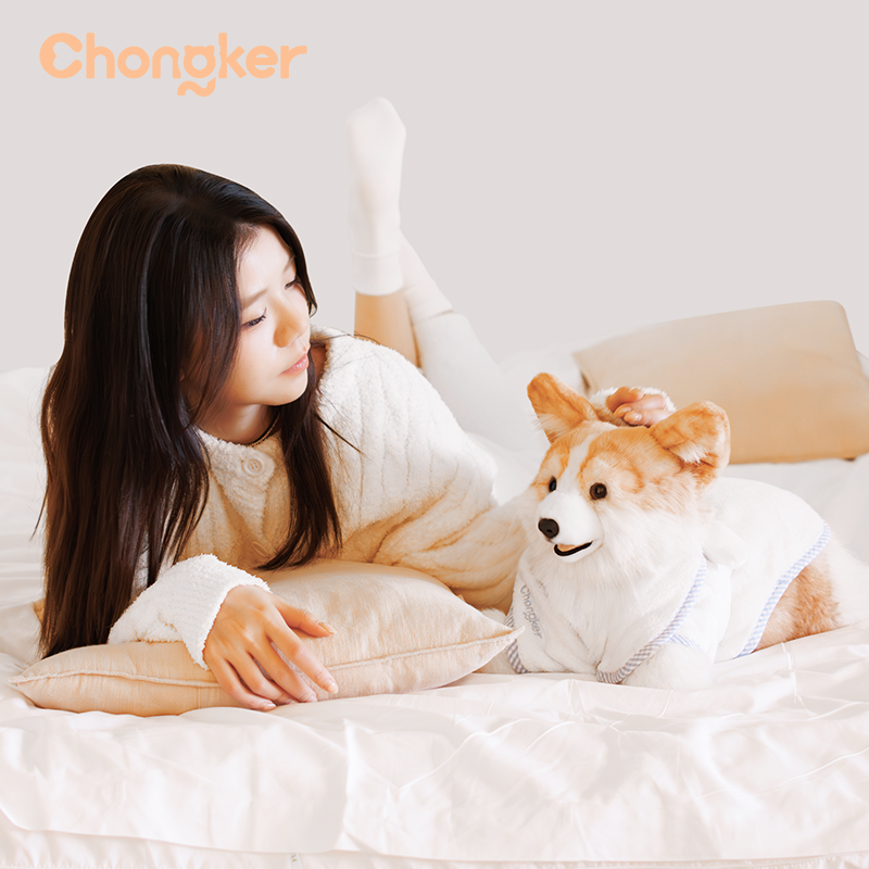 Chongker Corgi | Weighted Stuffed Dog & Plush Backpack Options