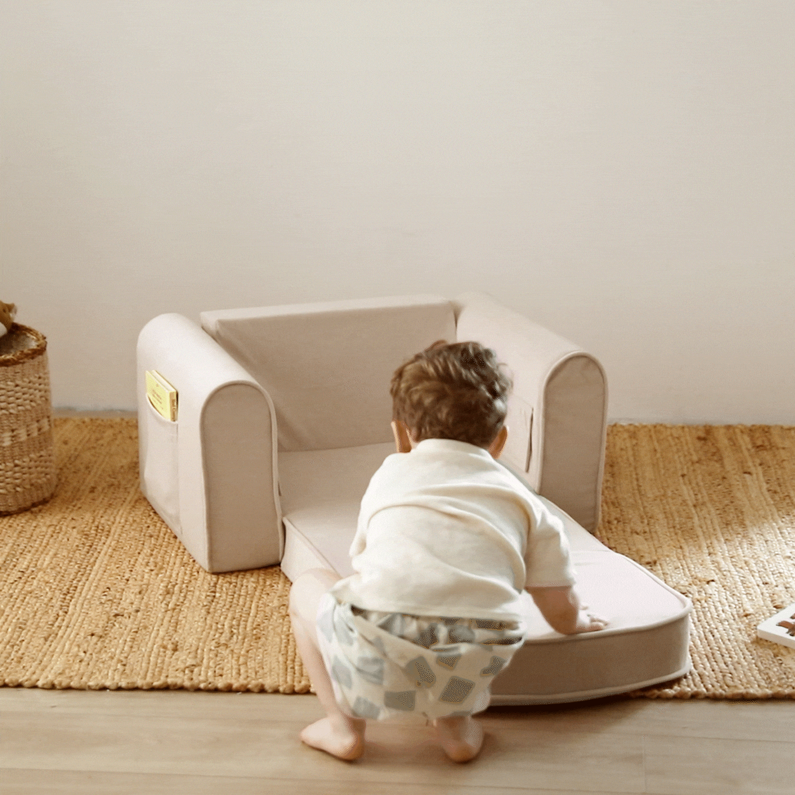 Tiny Land GentleSnug | Foldable Convertible Kids Lounge Chair