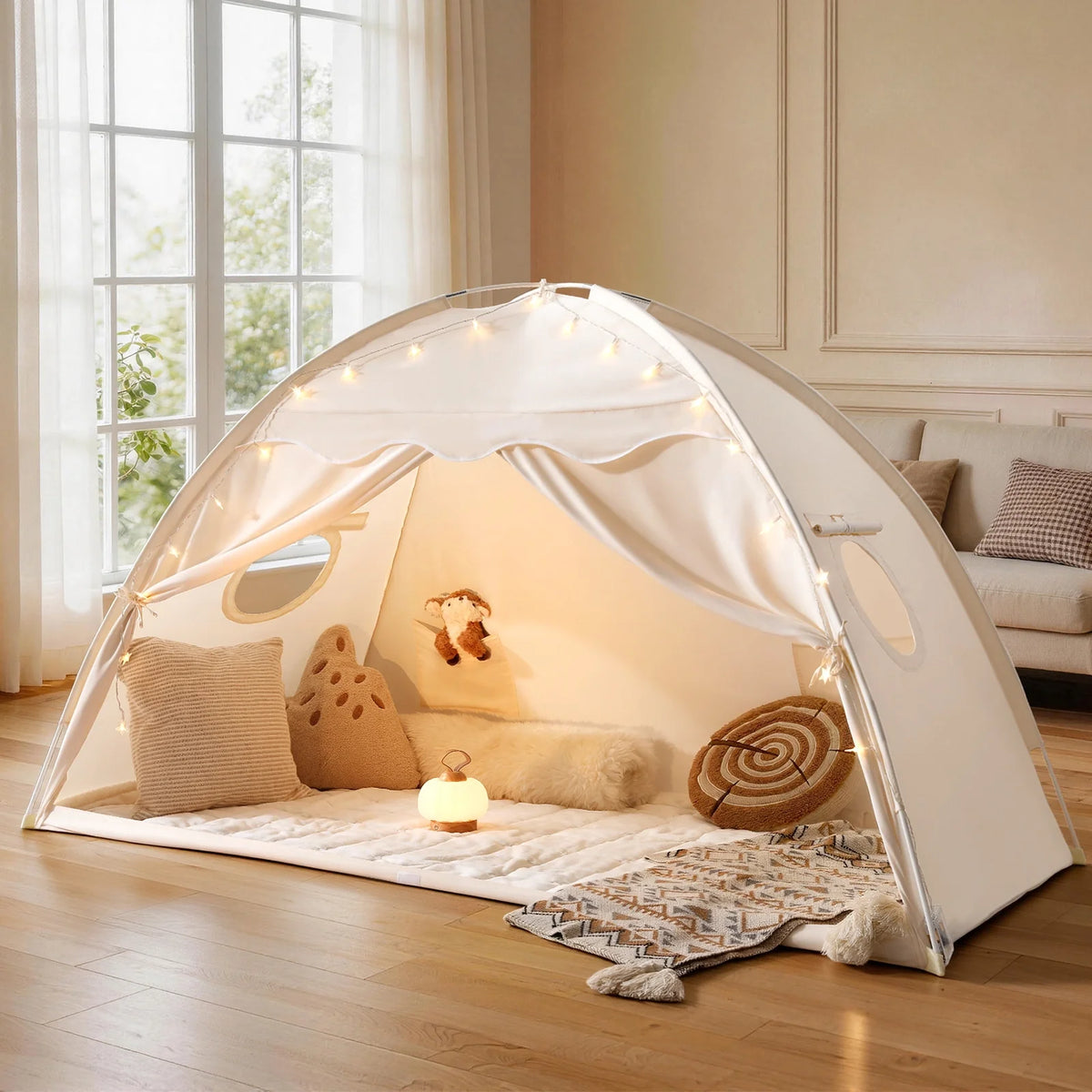 Tiny Land Dream Den | Kids Bed Tent & Indoor Play Tent