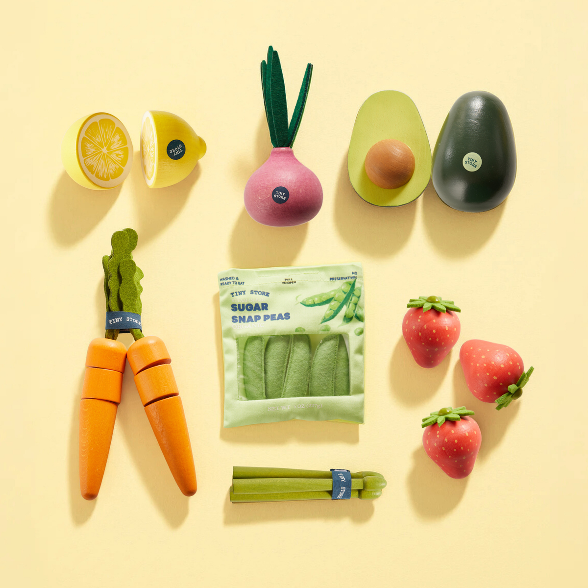 Tiny Land pretend fruit and vegetable play food