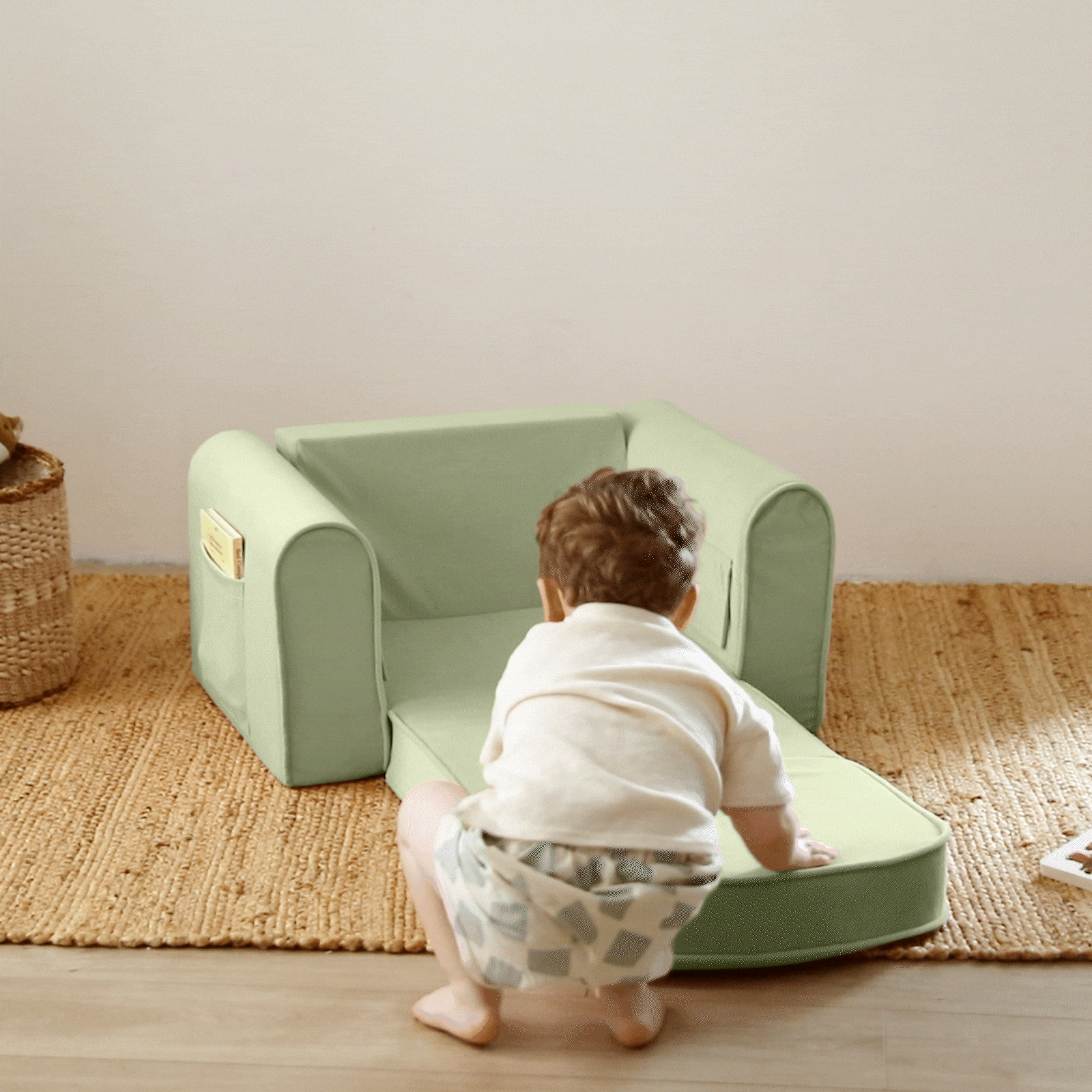 Tiny Land GentleSnug | Foldable Convertible Kids Lounge Chair
