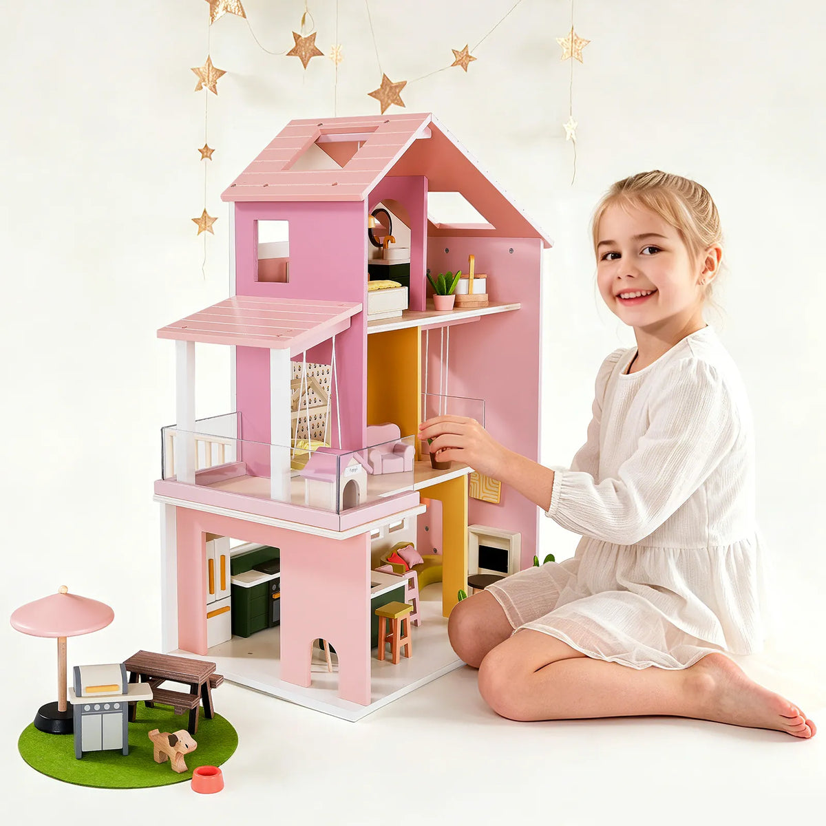 Tiny Land Sweetwood Edge | 3-Story Wooden Dollhouse — manufacturer product image 13