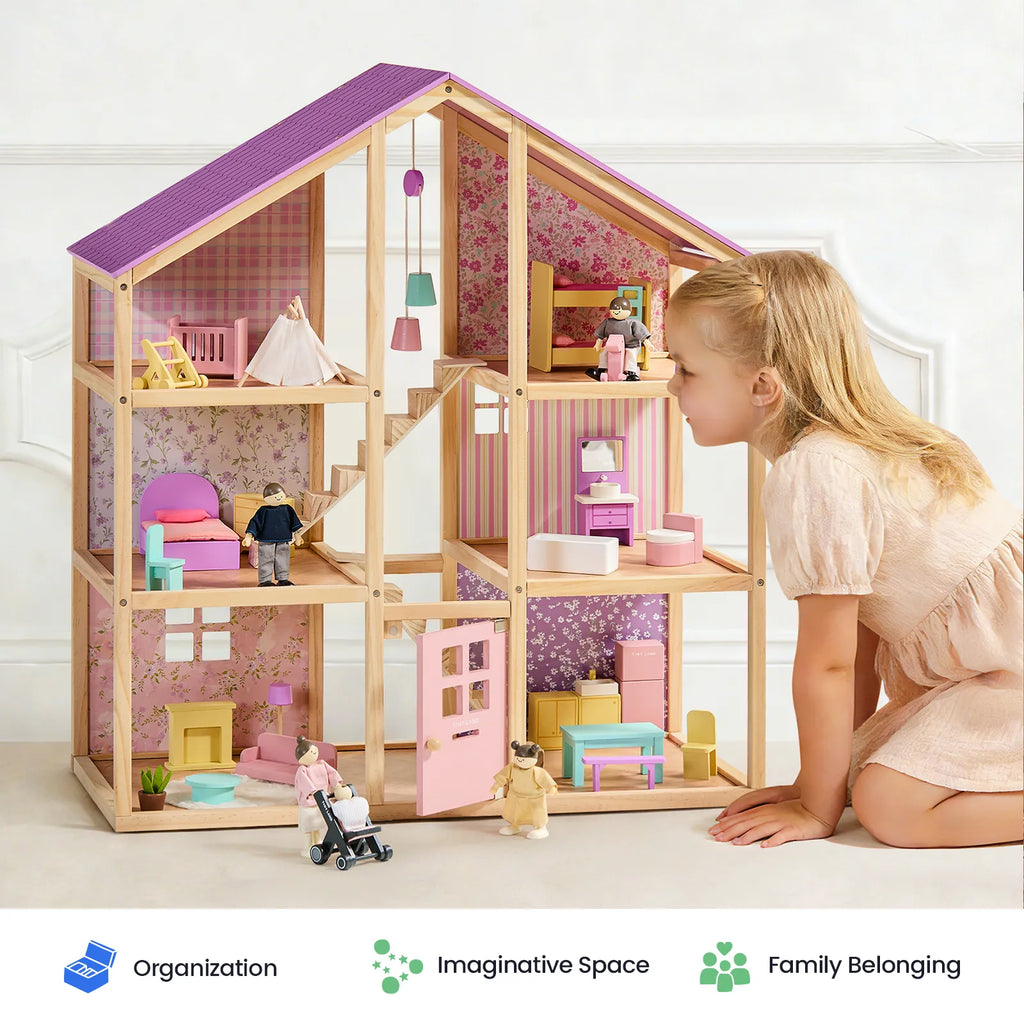 Tiny Land Sweetwood | Wooden Dollhouse Without Dolls