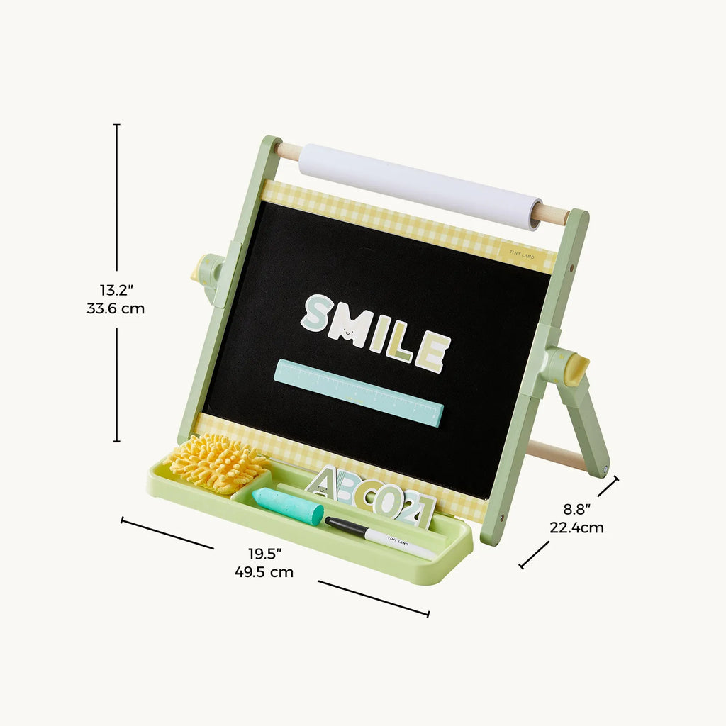 Tiny Land Creative Corner | Double-Sided Magnetic Tabletop Easel
