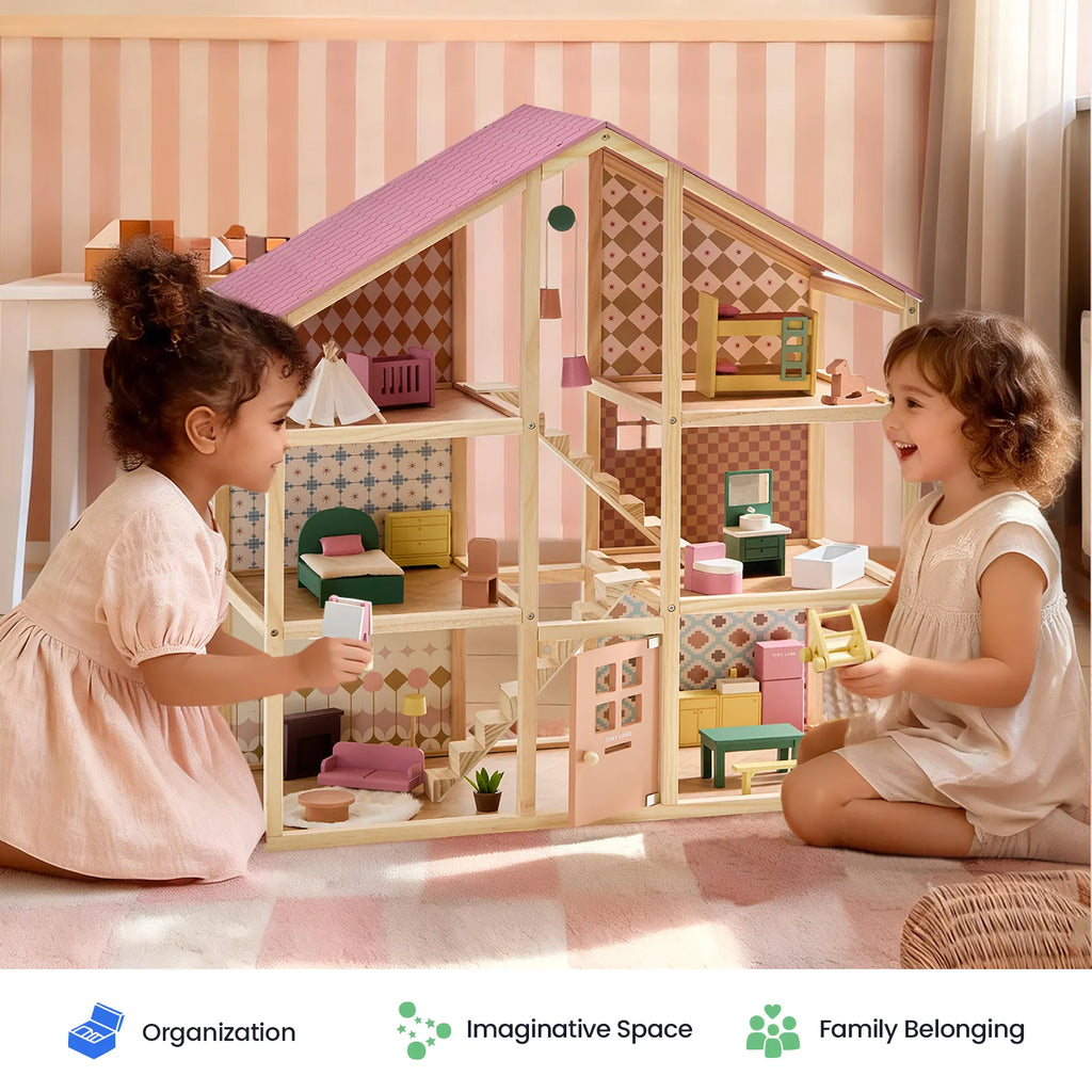Tiny Land Sweetwood | Wooden Dollhouse Without Dolls