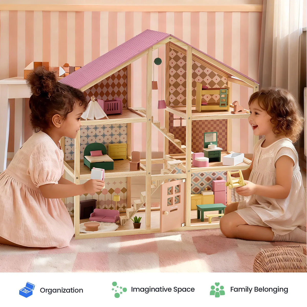 Tiny Land Sweetwood | Wooden Dollhouse Without Dolls