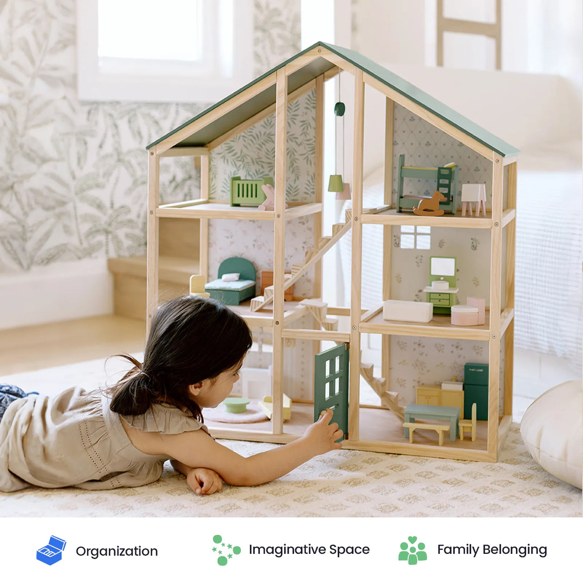 Tiny Land Sweetwood | Wooden Dollhouse Without Dolls