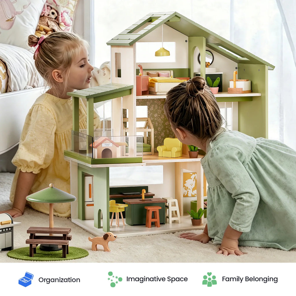 Tiny Land Sweetwood Edge | 3-Story Wooden Dollhouse — manufacturer product image 2