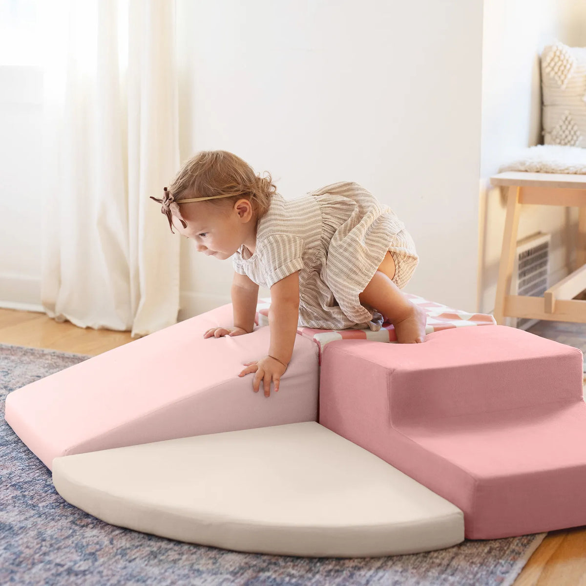 Tiny Land PlayNest Violet | Kids Foam Climbing Blocks Set
