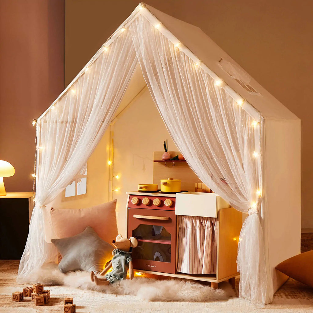 Tiny Land Starlight Hideaway | Kids Play Tent with Star Lights