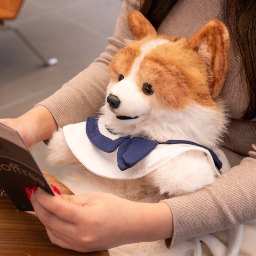 Chongker Corgi Backpack | Realistic Plush Dog Backpack