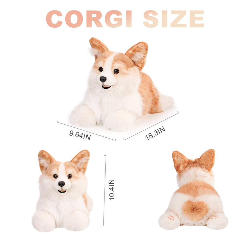 Chongker Corgi | Weighted Stuffed Dog & Plush Backpack Options