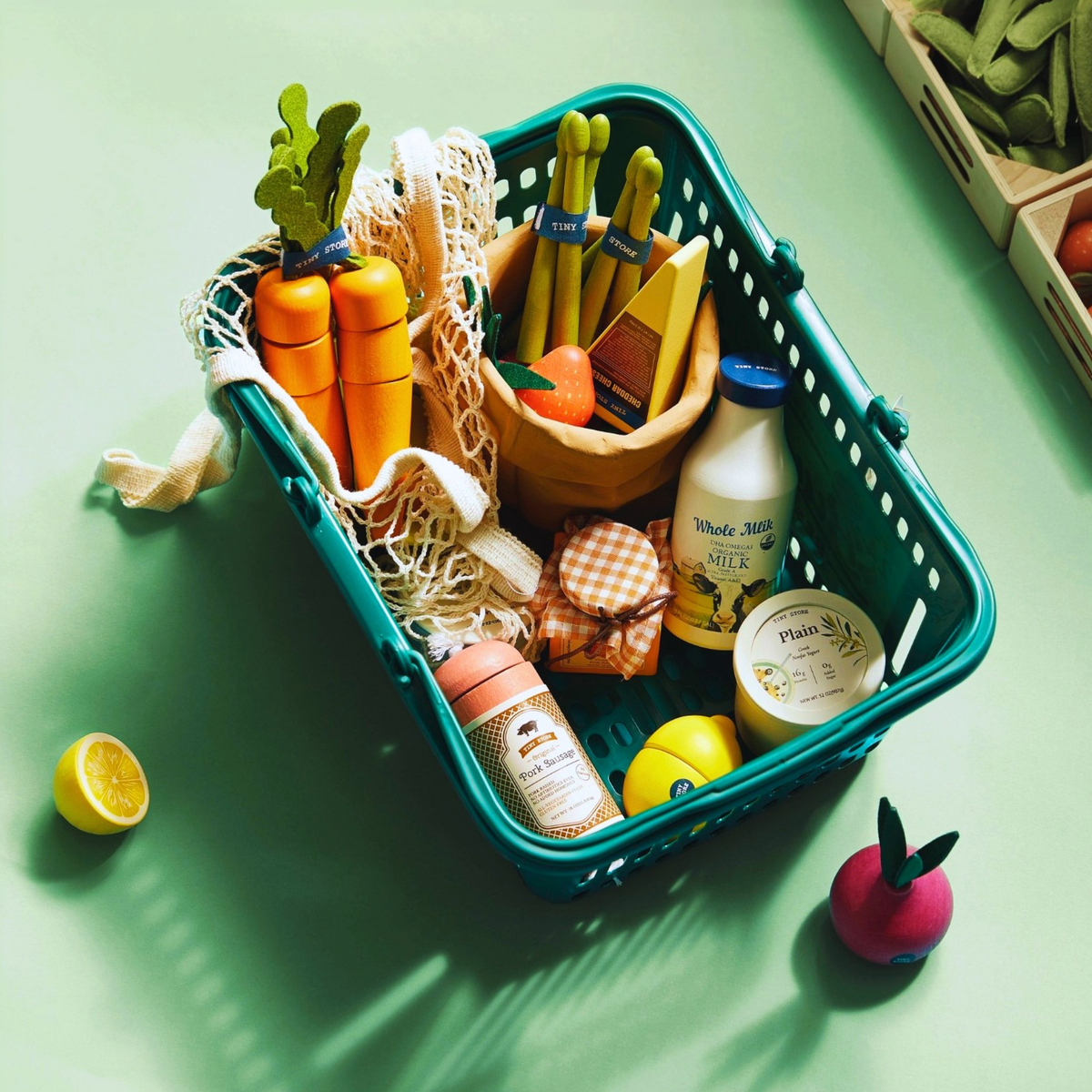 Tiny Land Little Market | Organic Pretend Play Food Collection