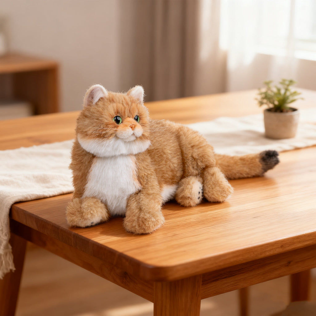 Percy 2.0 golden British Shorthair interactive plush robot cat product image 6