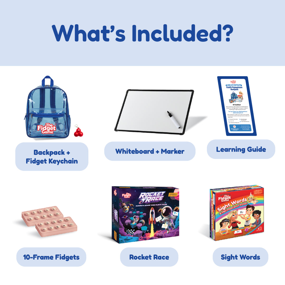 Next Grade Adventure | Grades 1–2 Learning Backpack by The Fidget Games — product image 2