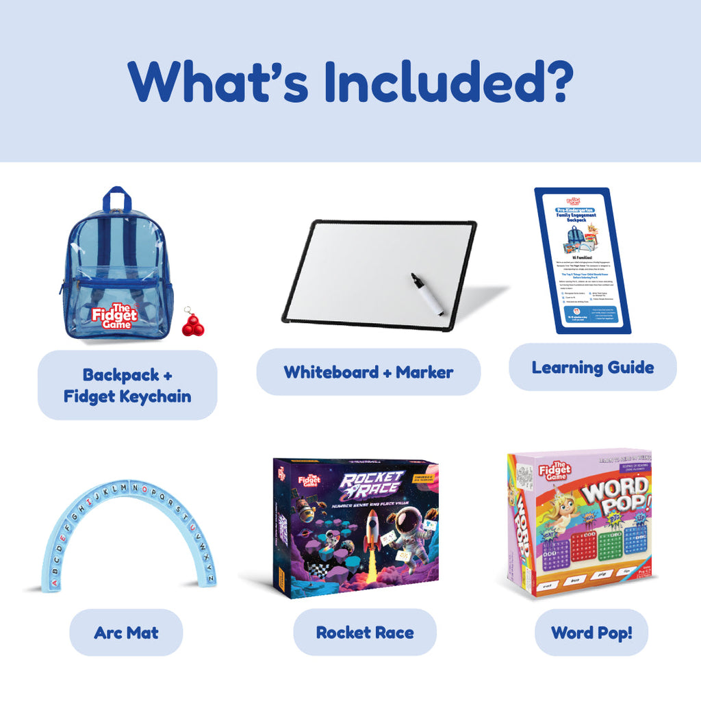 Ready, Set, Kindergarten! | Learning Backpack by The Fidget Games — product image 2