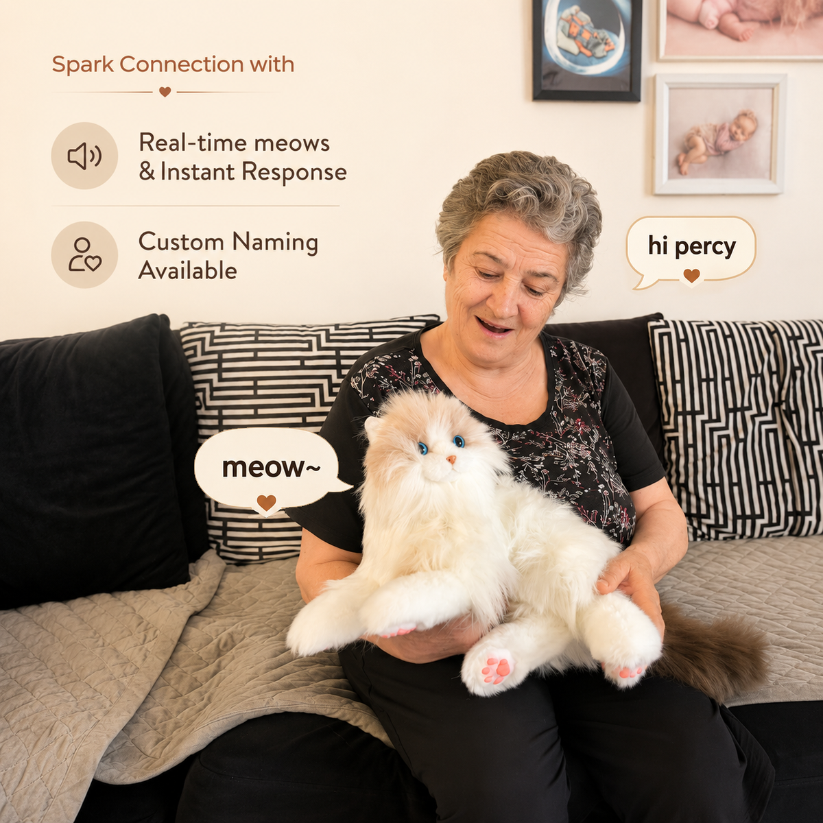 Chongker Percy and Matecat interactive robotic cat and dog companions product image 6