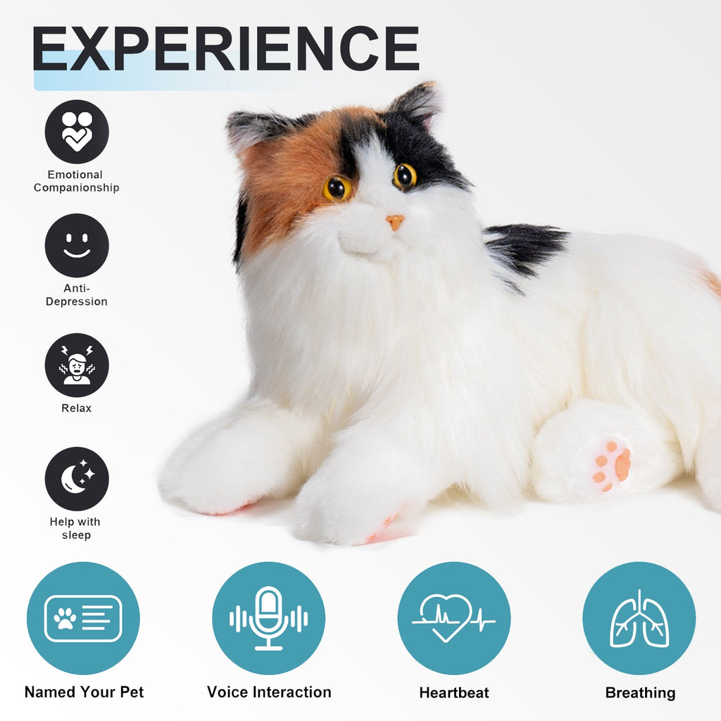 Chongker Percy 2.0 | Interactive Breathing Robotic Cat