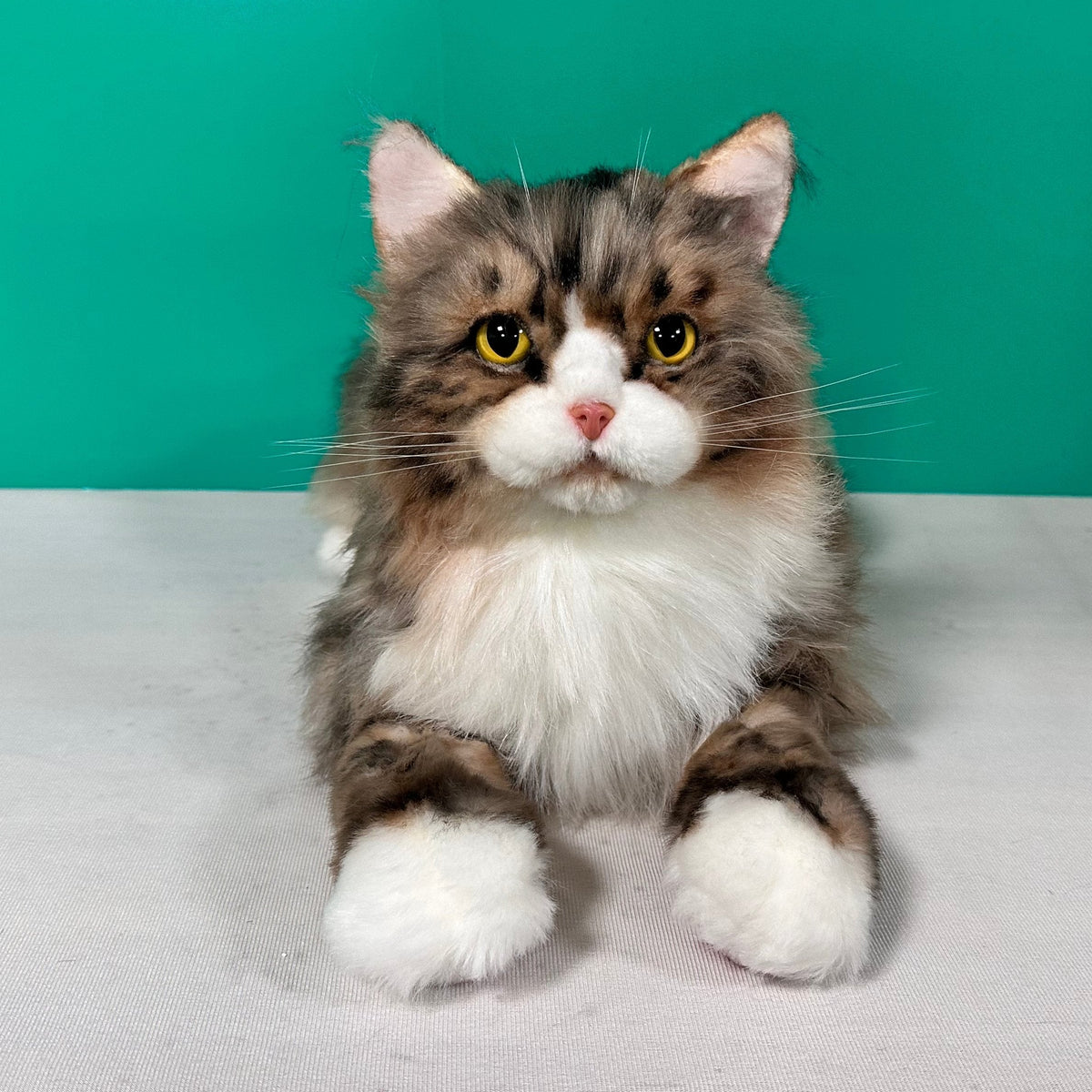 Chongker Norwegian Forest Cat realistic plush