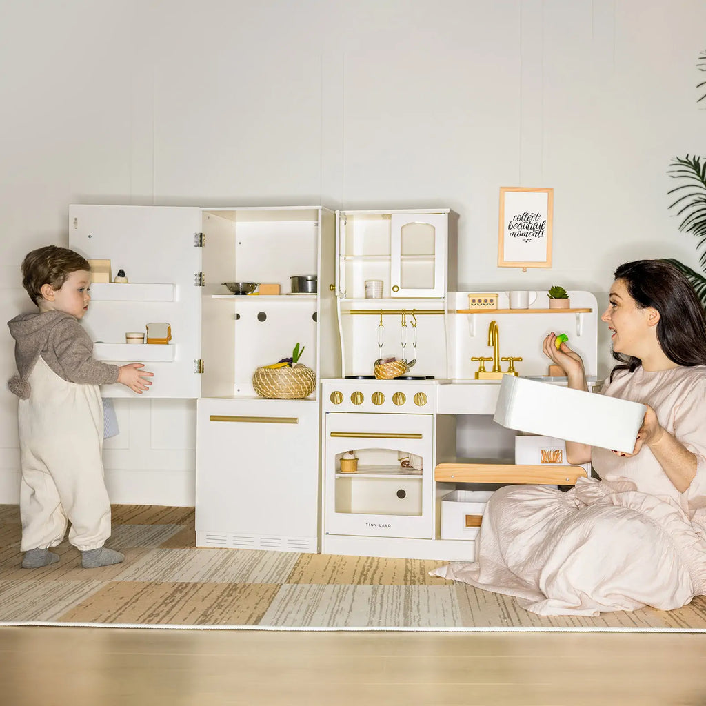 Tiny Land Little Fridge | Wooden Play Kitchen Refrigerator — manufacturer product image 9