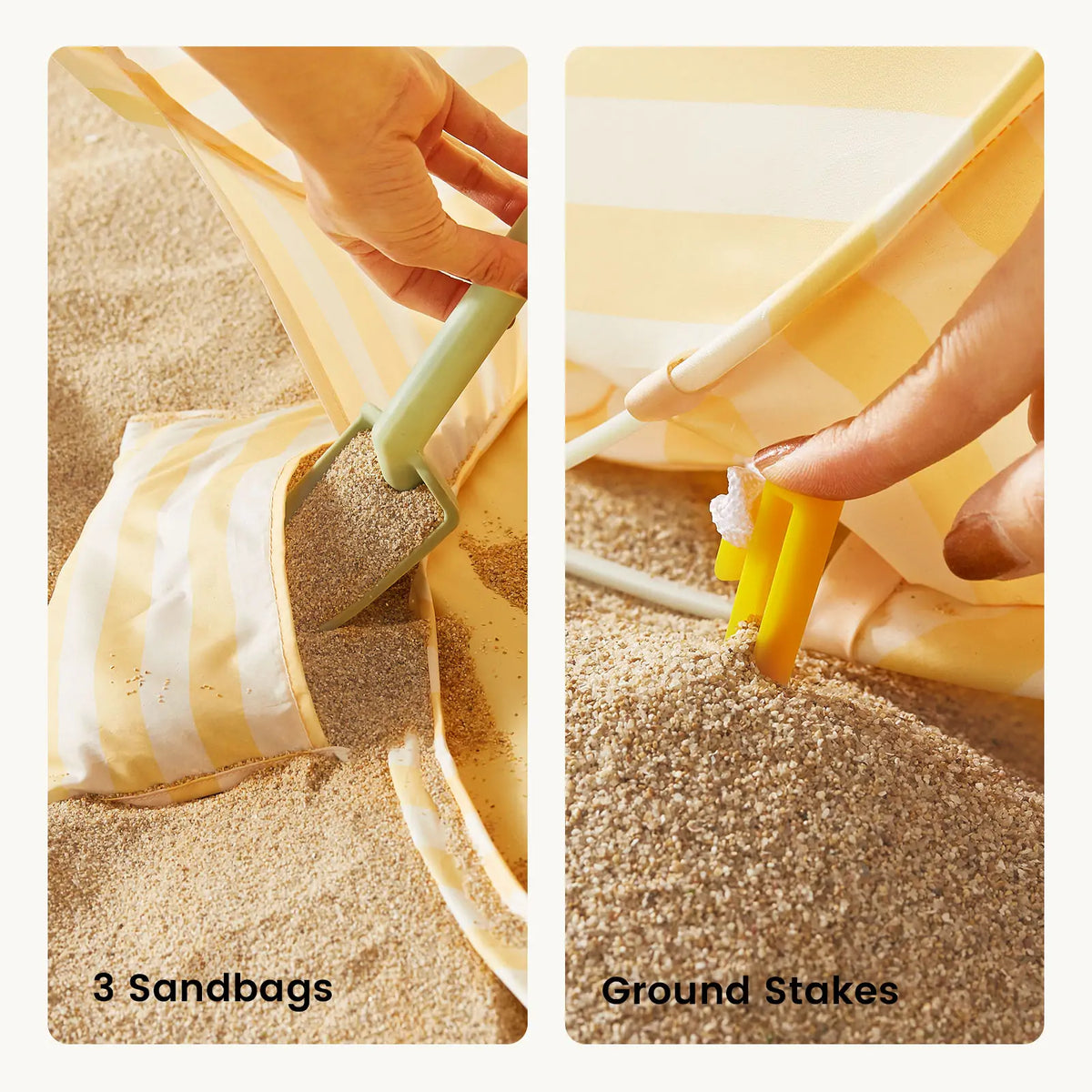 Tiny Land Beach Day | Kids Beach Tent & Sand Toy Set