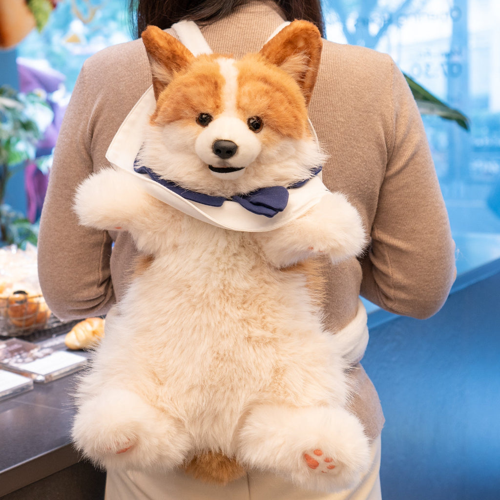 Chongker Corgi Backpack | Realistic Plush Dog Backpack