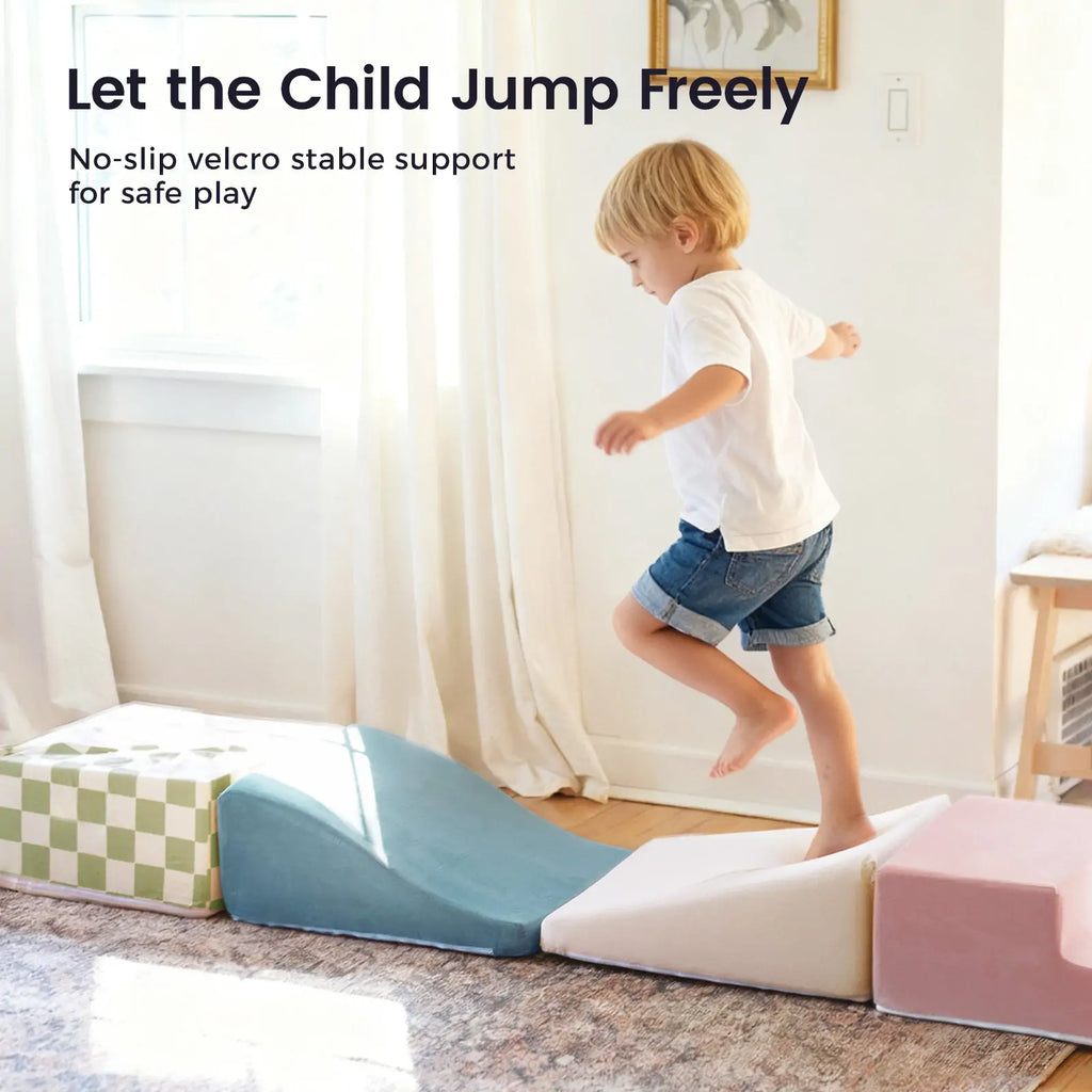 Tiny Land PlayNest Morandi | Foam Climbing Set with Ball Pit