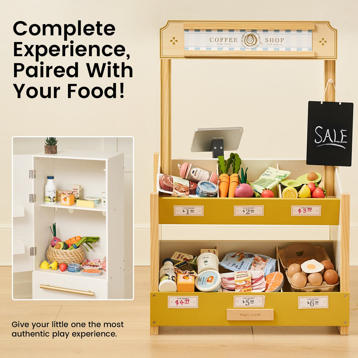 Tiny Land Little Market | Organic Pretend Play Food Collection