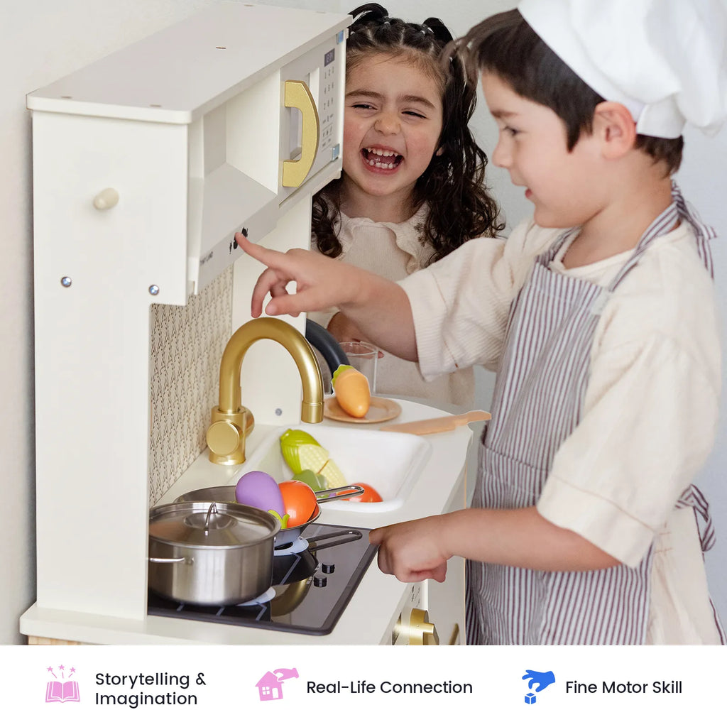 Tiny Land PopJoy | Kids Pretend Play Kitchen with Lights & Sounds