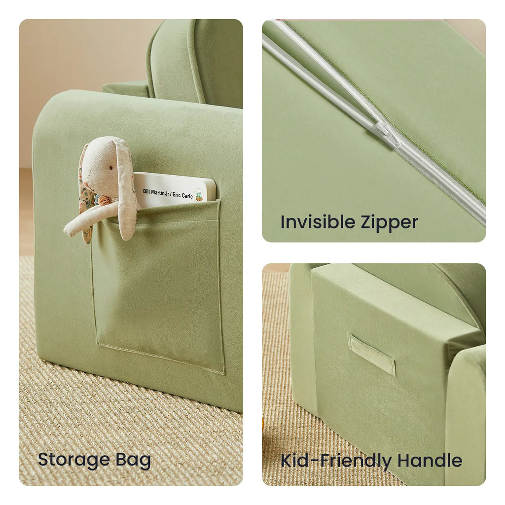 Tiny Land GentleSnug | Foldable Convertible Kids Lounge Chair