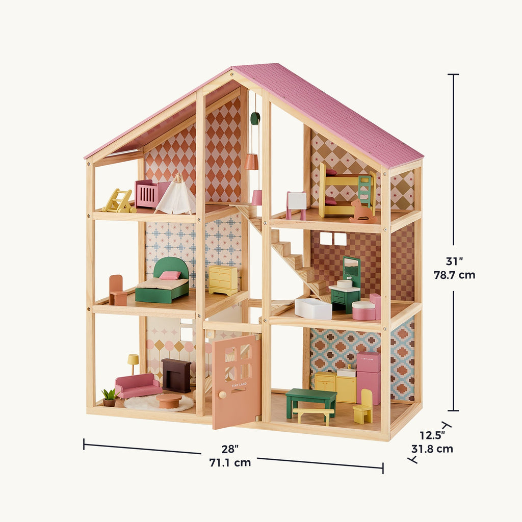 Tiny Land Sweetwood | Wooden Dollhouse Without Dolls