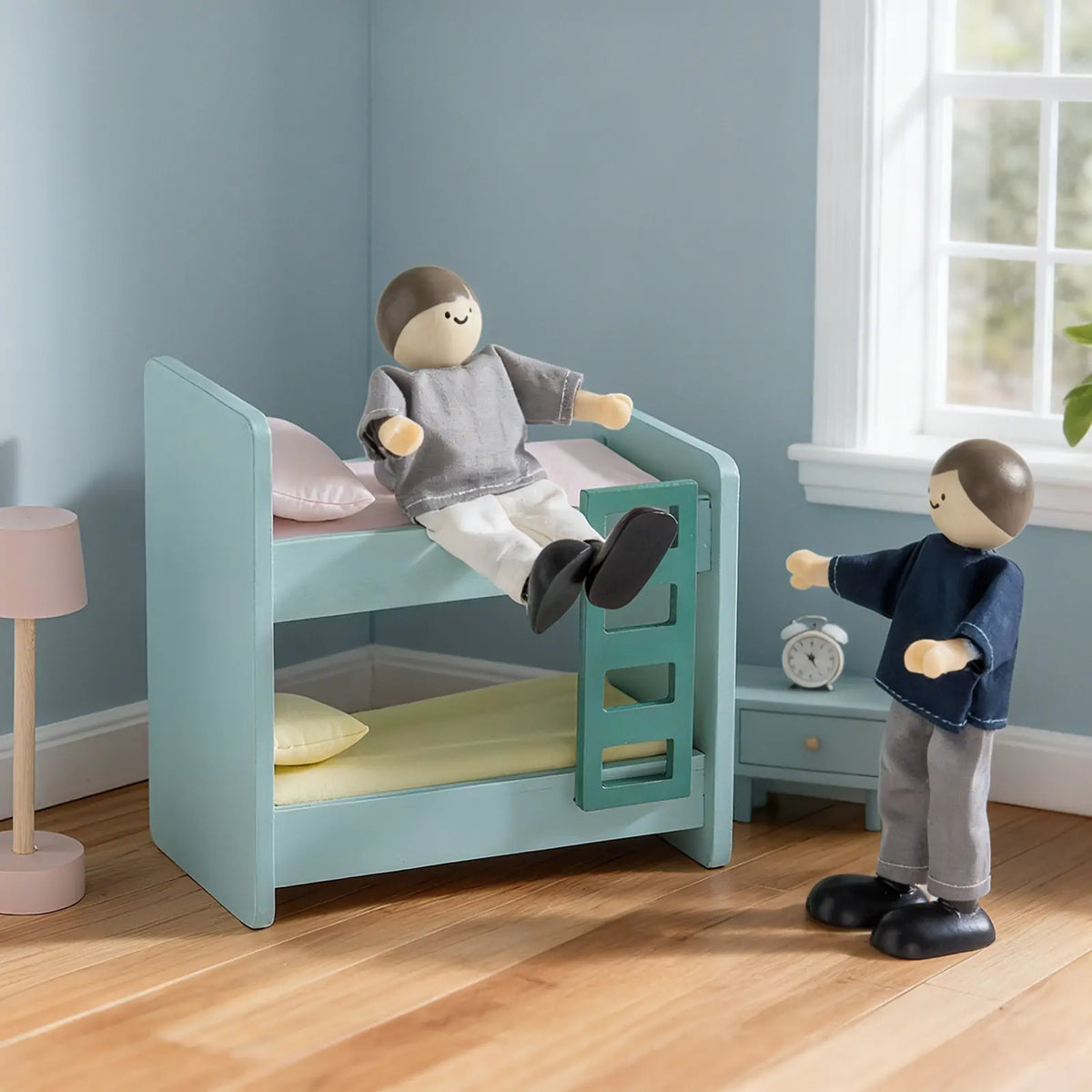 Tiny Land Sweetwood Evergreen | Wooden Dollhouse & Family Dolls