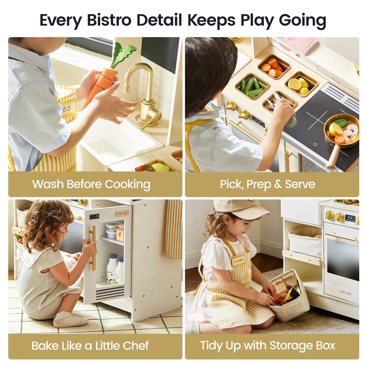 Tiny Land BistroSwitch | 2-in-1 Play Kitchen & Bistro — manufacturer product image 18