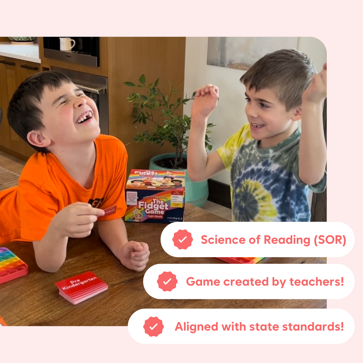 Rainbow Word Party | Sight Words & Extra Mats by The Fidget Games — product image 5