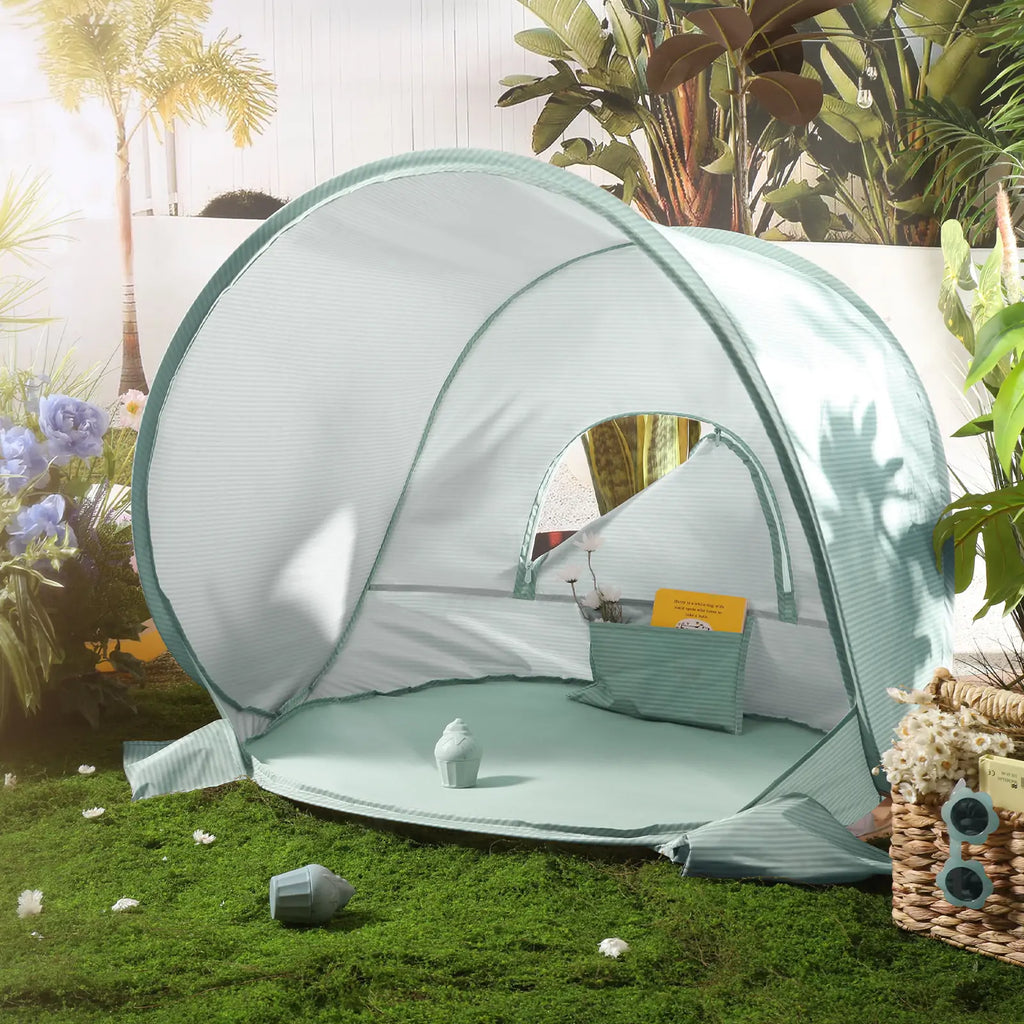 Tiny Land Beach Day | Kids Beach Tent & Sand Toy Set