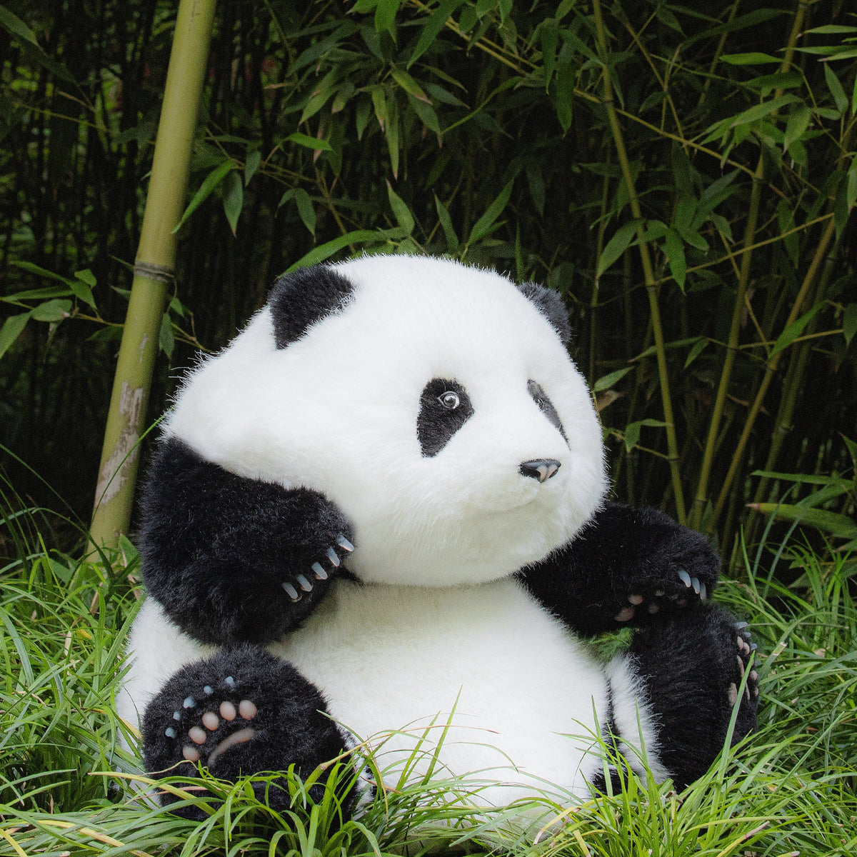 Chongker Hehua panda weighted plush