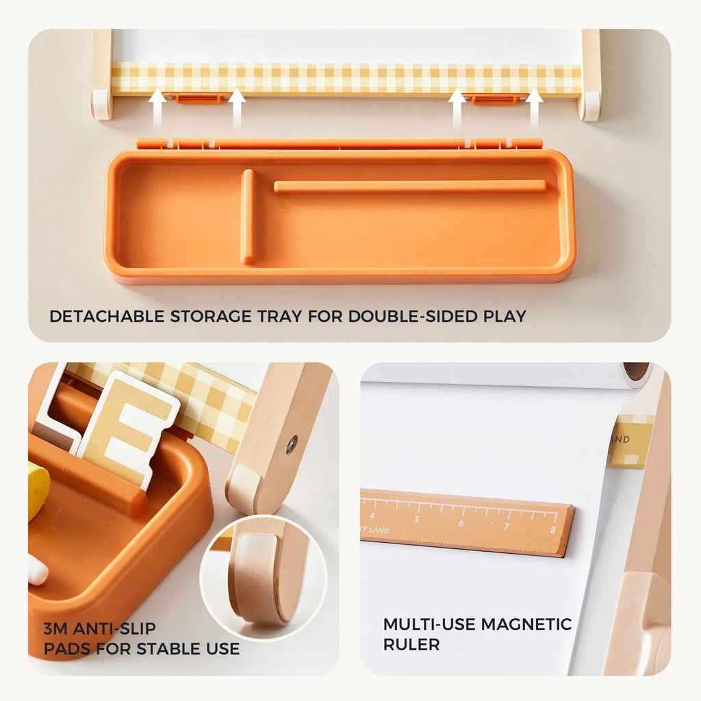 Tiny Land Creative Corner | Double-Sided Magnetic Tabletop Easel