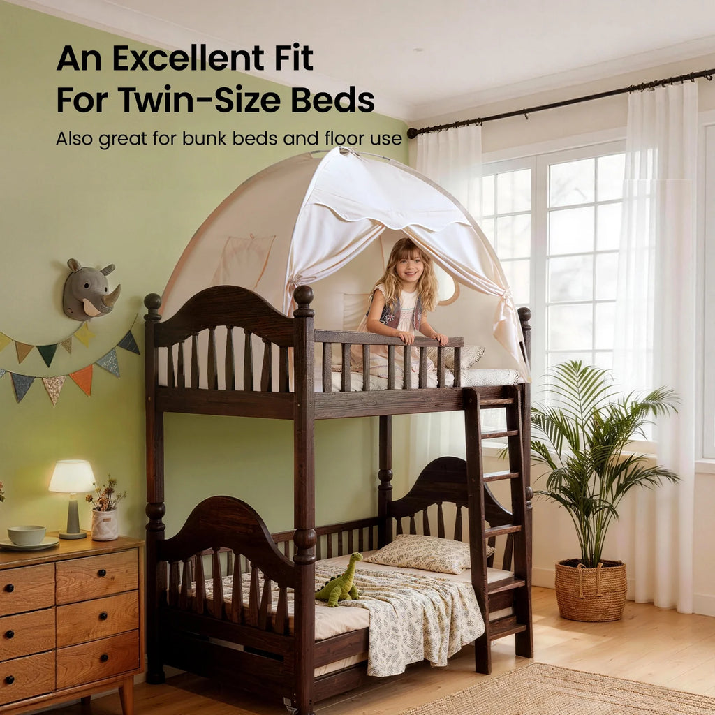 Tiny Land Dream Den | Kids Bed Tent & Indoor Play Tent