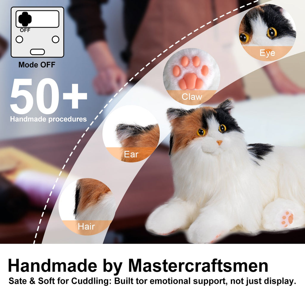 Chongker Percy 2.0 | Interactive Breathing Robotic Cat