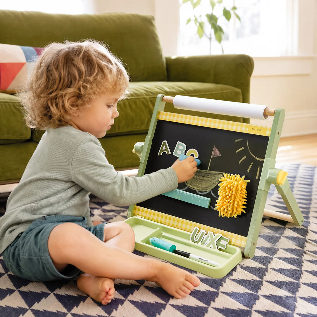 Tiny Land Creative Corner | Double-Sided Magnetic Tabletop Easel